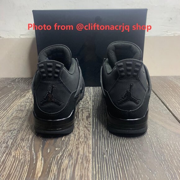 Men’s Size ?New Air Jordan 4 Retro  \'Military Black\'